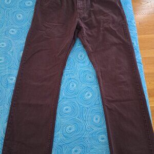 Levi's 514   Bootcut 34x32  Burgundy Men